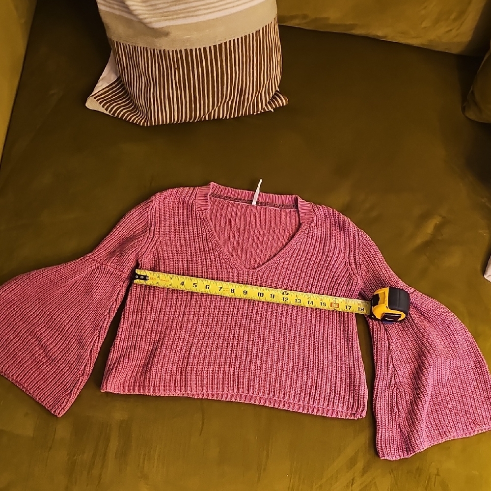 Free People Rose Knit Sweater